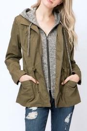  Layered Hoodie Jacket