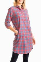  Alyssa Balsam-plaid Shirtdress