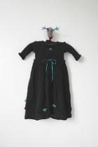  Black Muslin Dress