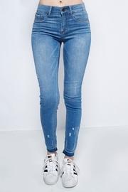  Skinny Unfinished Jean
