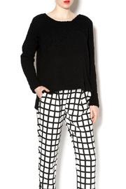 Olivaceous Fuzzy Black Sweater