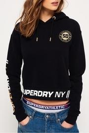  Graphic Hem Hoodie