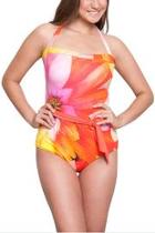  One Piece Floral Swimwear