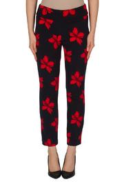  Red Floral Crop Pant