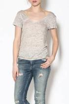  Grey Open Back Tee