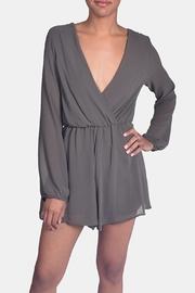  Olive Chiffon Romper