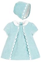  Velveteen Dress Bonnet Set