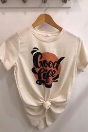  Good Life Cream Graphic Tee