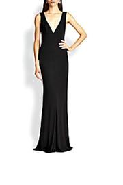  V Neck Gown