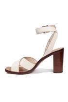  Ivory Leather Heel