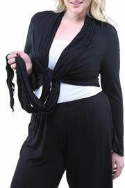 Plus-size Front-tie Shrug