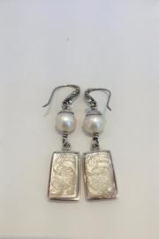  Naga White Drop Earrings