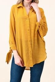  Stripe Button Shirt