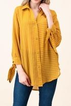  Stripe Button Shirt