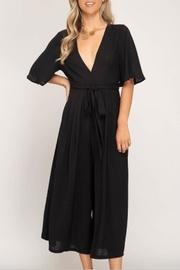  Backless Culotte Jumpsuit