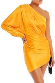  One-shoulder Satin Dress