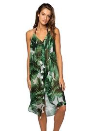  Pool To Party Palm Maxi Tassel Dress