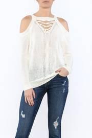  White Knit Sweater