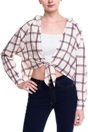  Graph Tied Blouse