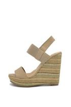  Stripped Burlap Wedge