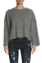  Grey Bell-sleeve Sweater