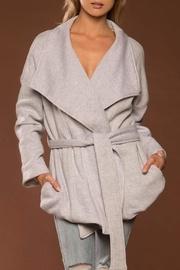  Oversized Wrap Jacket