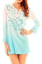  Embroidered Beach Tunic