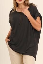  Grey Silky Top