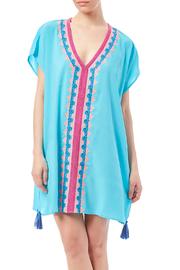  Embroidered Tassel Cover-up