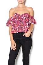  Floral Sweetheart Top