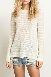  Knit Ruffle Sweater