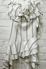  Linen Stripe Skirt-set
