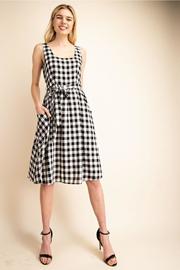 Black/white Gingham Dress