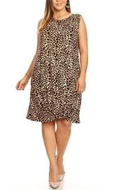  Leopard Knot Dress