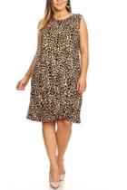  Leopard Knot Dress