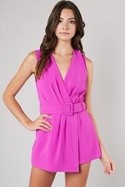  Magenta Belted Romper