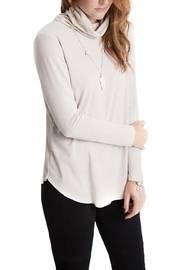  Tori Suede Turtleneck