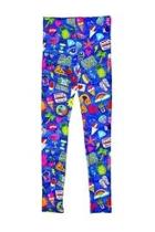  Embroidered Patch Leggings