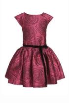  Jacquard Rose Dress