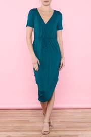  Teal Wrap Dress