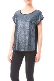  Blue Sequin Top