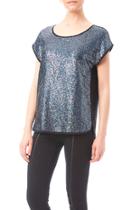  Blue Sequin Top