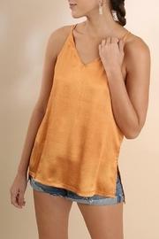  Satin V-neck Tank