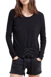  Audrina Lace-up Top