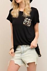  Black Leopard Top