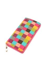  Single-zipper Wallet Checkered