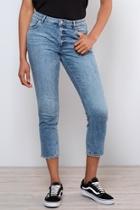  Distressed Straight Jeans