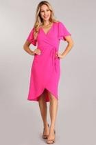  Faux Wrp Dress