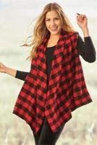  Plaid Vest Xl/l
