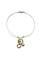  Olive Circles Necklace